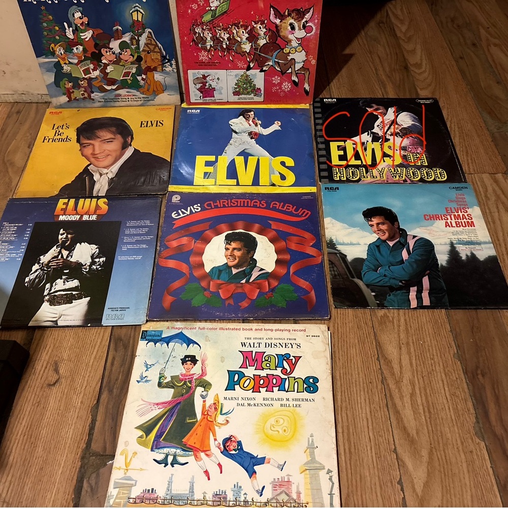 Vintage Vinyl Record Collection